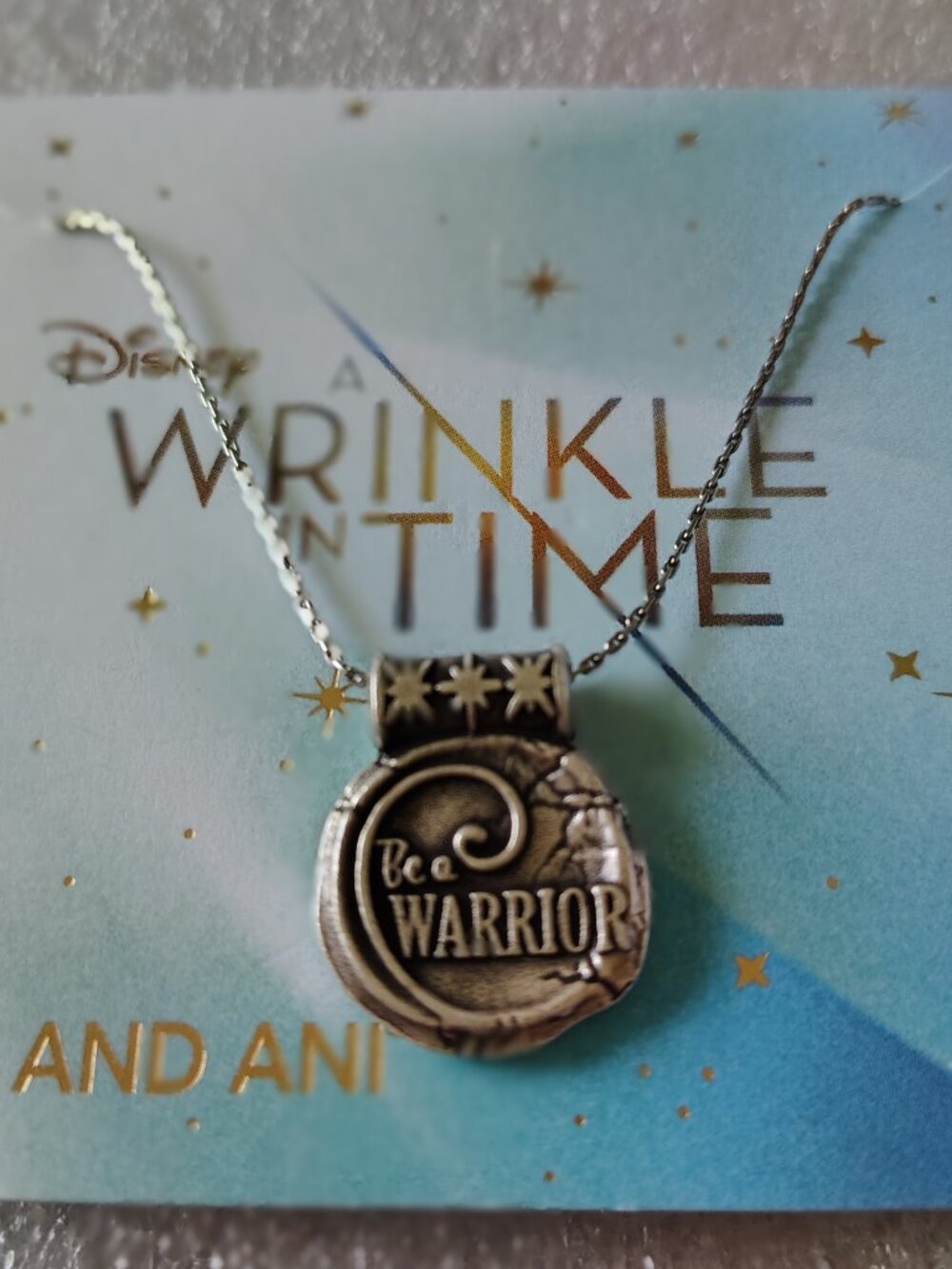 New Disney Alex and Ani Be a Warrior Expandable Necklace 569
